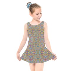 Pearls As Candy And Flowers Kids  Skater Dress Swimsuit by pepitasart