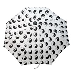 Yin Yang Pattern Folding Umbrellas by Valentinaart