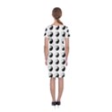 Yin Yang Pattern Classic Short Sleeve Midi Dress View2