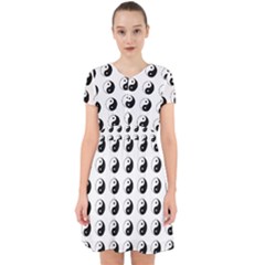 Yin Yang Pattern Adorable In Chiffon Dress by Valentinaart