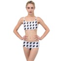 Yin Yang Pattern Layered Top Bikini Set View1