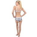 Yin Yang Pattern Layered Top Bikini Set View2