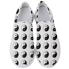 Yin Yang Pattern Men s Slip On Sneakers by Valentinaart