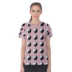 Yin Yang Pattern Women s Cotton Tee