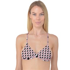 Yin Yang Pattern Reversible Tri Bikini Top