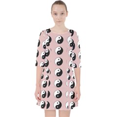 Yin Yang Pattern Pocket Dress by Valentinaart