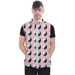 Yin Yang Pattern Men s Puffer Vest