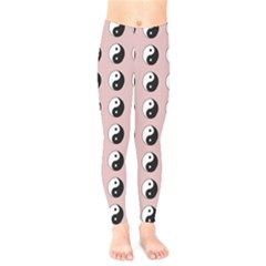 Yin Yang Pattern Kids  Legging by Valentinaart