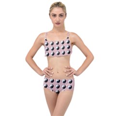 Yin Yang Pattern Layered Top Bikini Set by Valentinaart