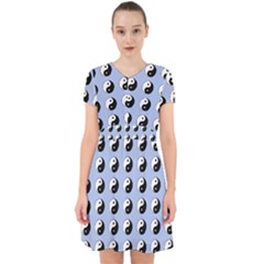 Yin Yang Pattern Adorable In Chiffon Dress by Valentinaart