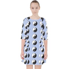 Yin Yang Pattern Pocket Dress by Valentinaart