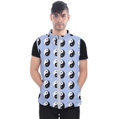 Yin Yang Pattern Men s Puffer Vest