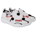 Music Letters Word Headphones Note Kids  Slip On Sneakers View3