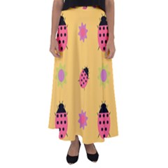 Ledy Bird Flared Maxi Skirt