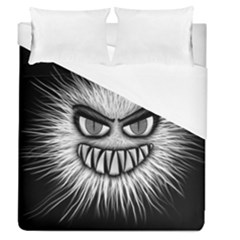 Monster Black White Eyes Duvet Cover (queen Size)