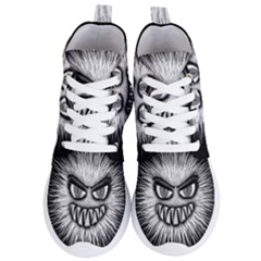 Monster Black White Eyes Women s Lightweight High Top Sneakers