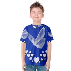 Heart Love Butterfly Mother S Day Kids  Cotton Tee