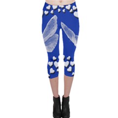 Heart Love Butterfly Mother S Day Capri Leggings 