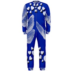 Heart Love Butterfly Mother S Day Onepiece Jumpsuit (men)  by HermanTelo