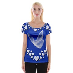 Heart Love Butterfly Mother S Day Cap Sleeve Top by HermanTelo