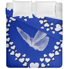 Heart Love Butterfly Mother S Day Duvet Cover Double Side (california King Size)