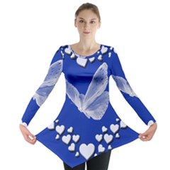 Heart Love Butterfly Mother S Day Long Sleeve Tunic 