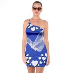 Heart Love Butterfly Mother S Day One Soulder Bodycon Dress