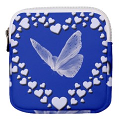 Heart Love Butterfly Mother S Day Mini Square Pouch by HermanTelo