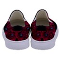 Monster Red Eyes Aggressive Fangs Ghost Kids  Canvas Slip Ons View4