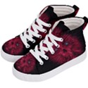 Monster Red Eyes Aggressive Fangs Ghost Kids  Hi-Top Skate Sneakers View2