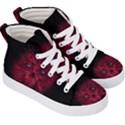 Monster Red Eyes Aggressive Fangs Ghost Kids  Hi-Top Skate Sneakers View3