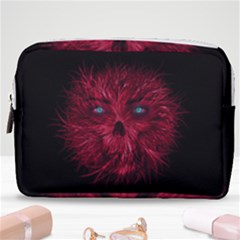 Monster Red Eyes Aggressive Fangs Ghost Make Up Pouch (medium)