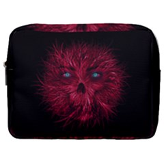 Monster Red Eyes Aggressive Fangs Ghost Make Up Pouch (large) by HermanTelo