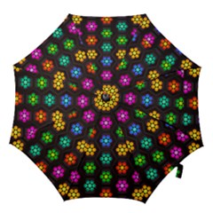 Pattern Background Colorful Design Hook Handle Umbrellas (large)