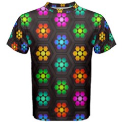 Pattern Background Colorful Design Men s Cotton Tee