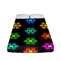 Pattern Background Colorful Design Fitted Sheet (full/ Double Size)