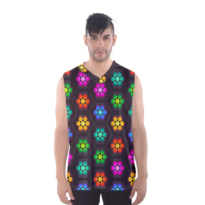 Pattern Background Colorful Design Men s SportsWear