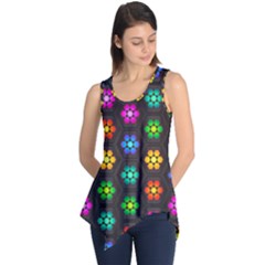 Pattern Background Colorful Design Sleeveless Tunic