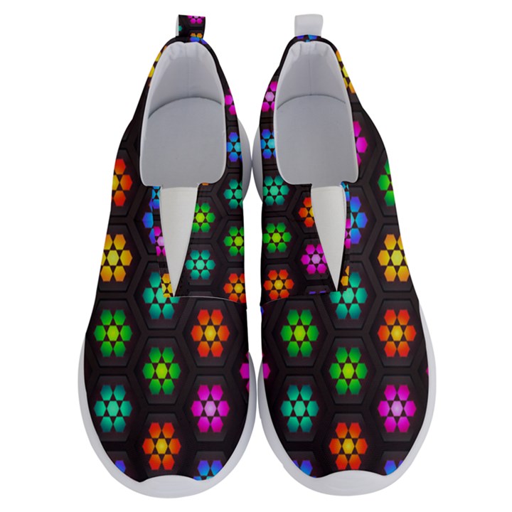 Pattern Background Colorful Design No Lace Lightweight Shoes