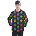 Pattern Background Colorful Design Men s Half Zip Pullover View1