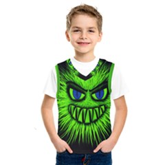 Monster Green Evil Common Kids  Sportswear by HermanTelo