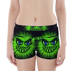 Monster Green Evil Common Boyleg Bikini Wrap Bottoms by HermanTelo