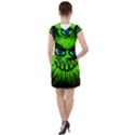 Monster Green Evil Common Drawstring Hooded Dress View2