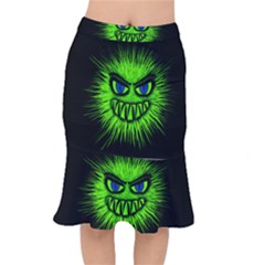 Monster Green Evil Common Mermaid Skirt by HermanTelo