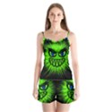 Monster Green Evil Common Satin Pajamas Set View1