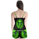 Monster Green Evil Common Satin Pajamas Set View2