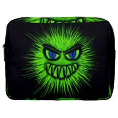 Monster Green Evil Common Make Up Pouch (large) by HermanTelo