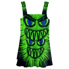 Monster Green Evil Common Kids  Layered Skirt Swimsuit