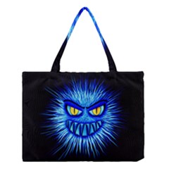 Monster Blue Attack Medium Tote Bag