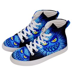 Monster Blue Attack Women s Hi-top Skate Sneakers by HermanTelo